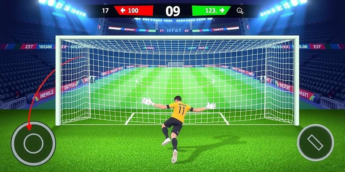 FIFA Mobile Goal Guardian Gameplay in India FIFA Mobile Goal Guardian gameplay showing Indian stadium with goalkeeper making a save